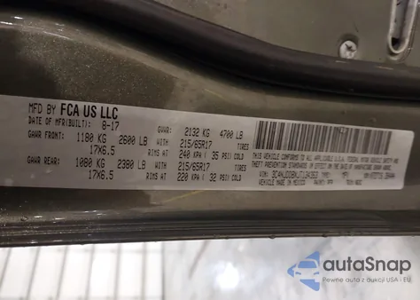 2018 Jeep Compass Trailhawk 4X4 из США, поврежденный, VIN 3C4NJDDBXJT134363